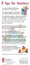 Teaching Strategies For Children Who Stutter