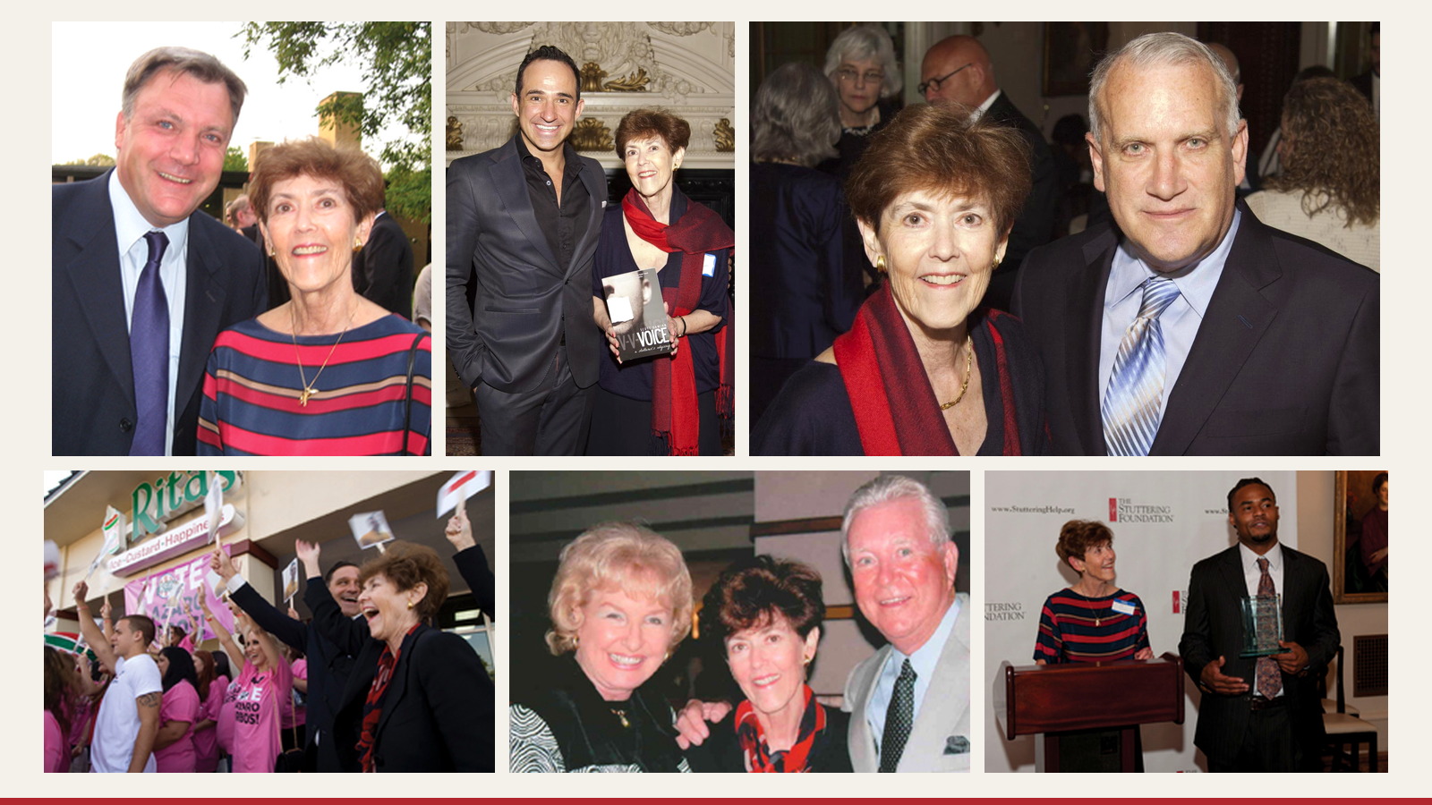 Jane Fraser meeting with people.