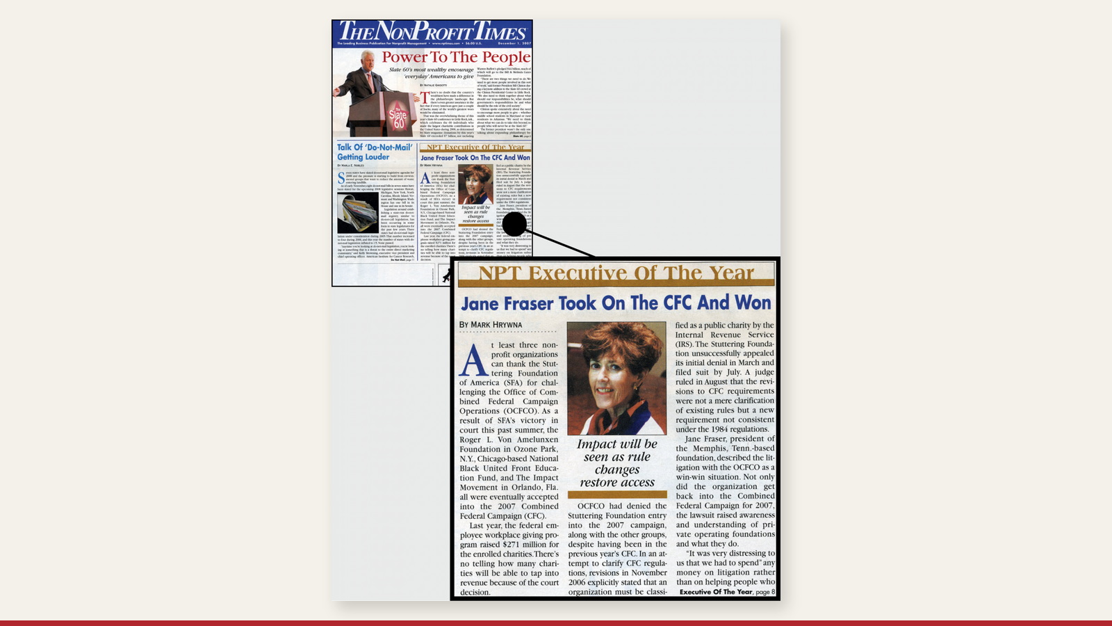 Jane Fraser in The Nonprofit Times