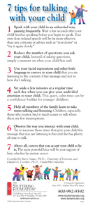 7 Tips For Talking With Your Child Stuttering Foundation